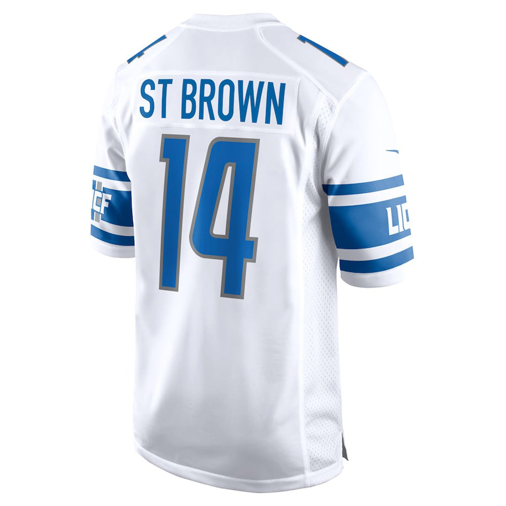 Youth Detroit Lions Amon-Ra St. Brown Game Jersey - White