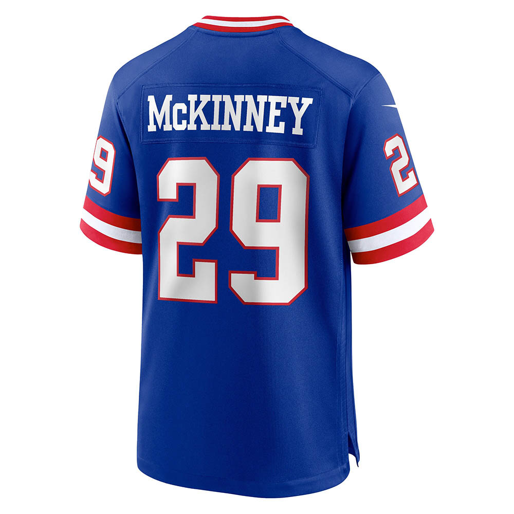 Men's New York Giants Xavier McKinney Classic Player Game Jersey Royal