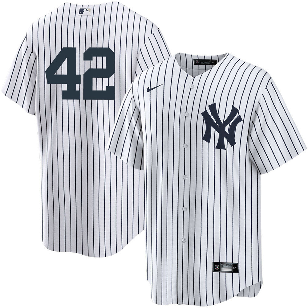 Men's New York Yankees Mariano Rivera Replica Home Jersey - White