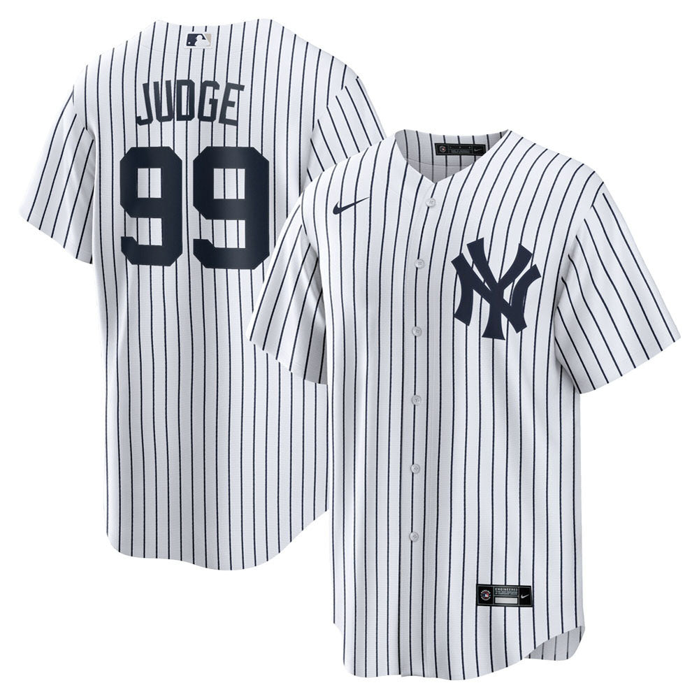 Men's New York Yankees Aaron Judge Home Player Name Jersey - White